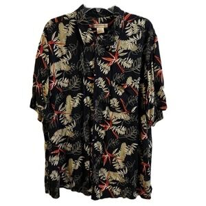Island Passport Hawaiian Short Sleeve Button Down XLT